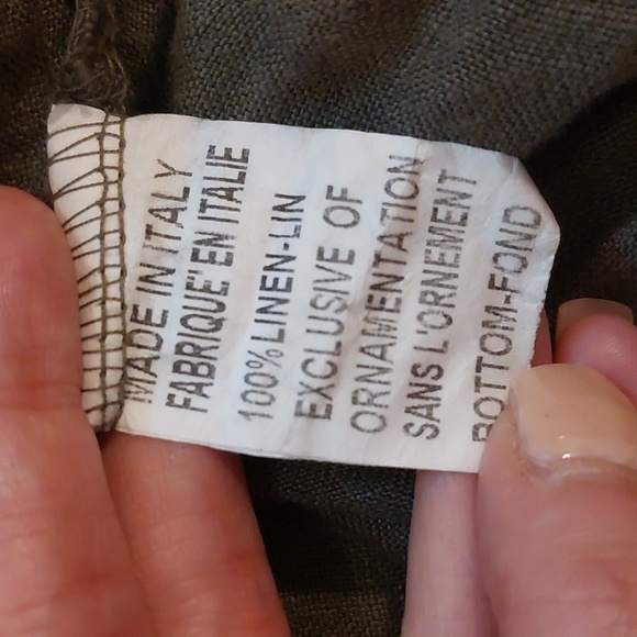 Via signoria 100% linen dress size M - Picture 4 of 4